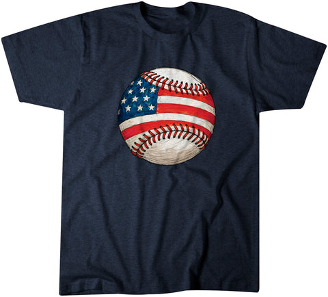 Image of USA Baseball - Navy Vintage T-shirt - America