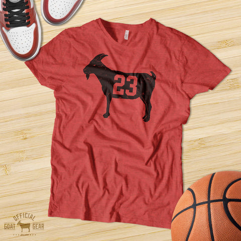 Image of "GOAT 23" Red Vintage T-shirt