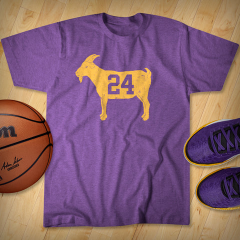 Image of "GOAT 24" Purple Vintage T-shirt