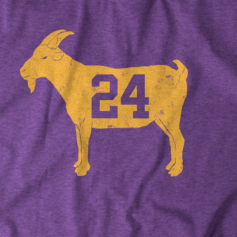 Image of "GOAT 24" Purple Vintage T-shirt