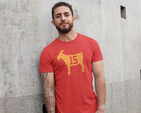 Image of "GOAT 15" Red Vintage T-shirt