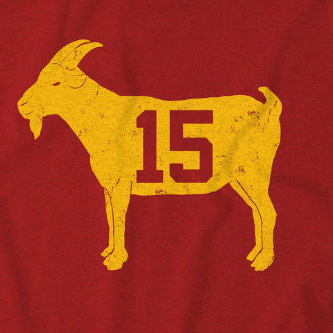 Image of "GOAT 15" Red Vintage T-shirt