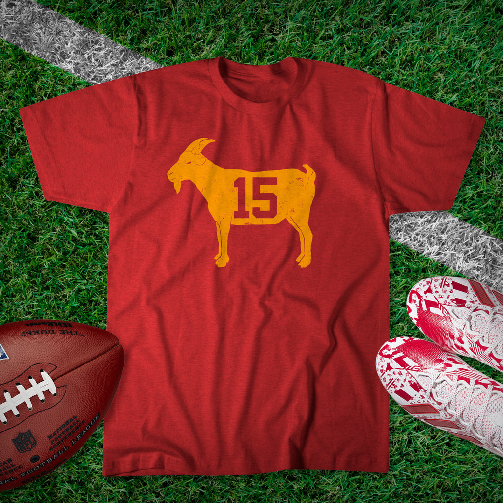 "GOAT 15" Red Vintage T-shirt