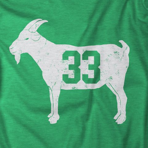 Image of "GOAT 33" Green Vintage T-shirt