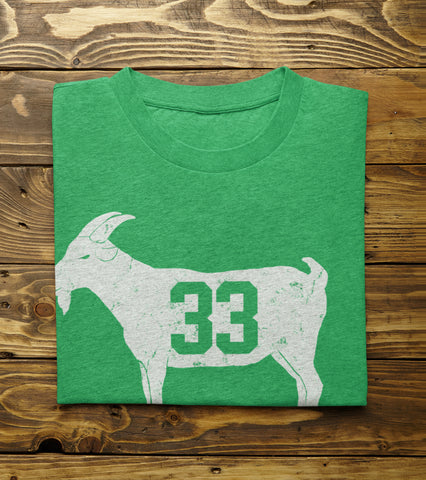 Image of "GOAT 33" Green Vintage T-shirt