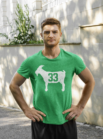 Image of "GOAT 33" Green Vintage T-shirt