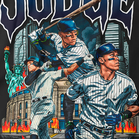 Image of The Judge - Bronx Hero Limited Edition T-shirt - Black - Bronx Baseball