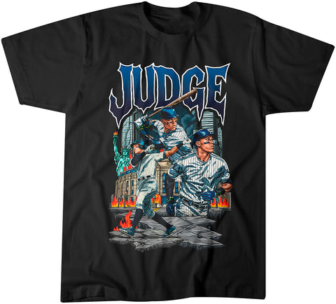 Image of The Judge - Bronx Hero Limited Edition T-shirt - Black - Bronx Baseball