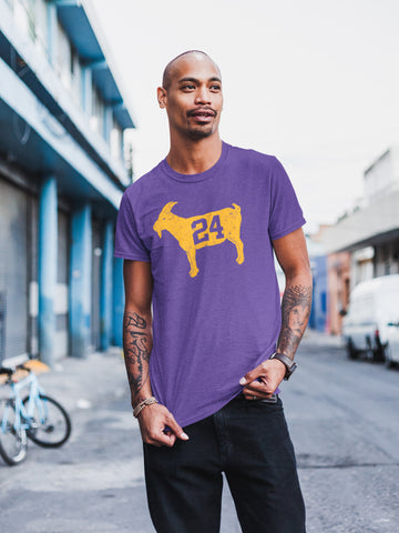 Image of "GOAT 24" Purple Vintage T-shirt