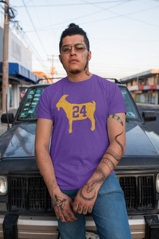 Image of "GOAT 24" Purple Vintage T-shirt