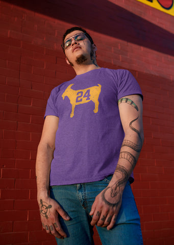 Image of "GOAT 24" Purple Vintage T-shirt
