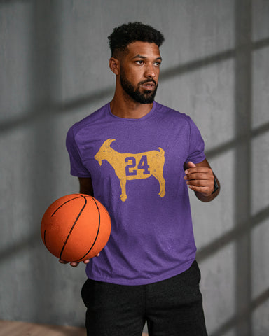 Image of "GOAT 24" Purple Vintage T-shirt