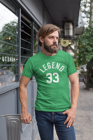 Image of "Legend 33" - Green Vintage T-shirt