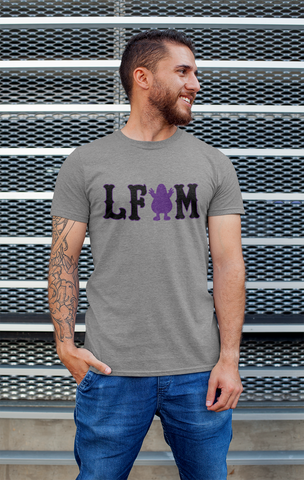 Image of "Let's Go Grimace" Gray T-shirt