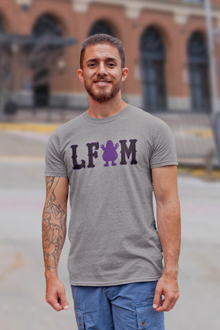 Image of "Let's Go Grimace" Gray T-shirt