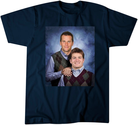 Image of "Brady-Maye Stepbrothers" Blue T-shirt