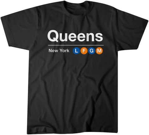 Image of Queens LFGM Subway Tshirt - New York Baseball