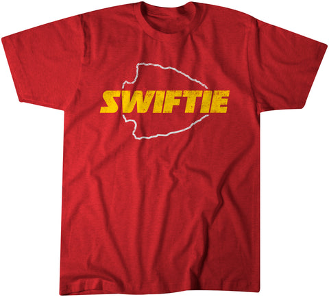 Image of "Swiftie" Red Vintage T-shirt