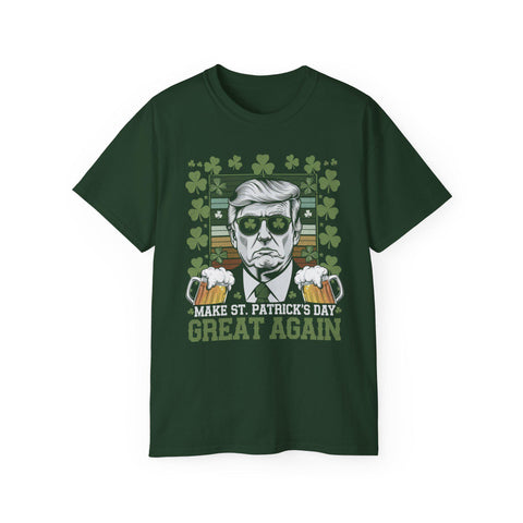 Image of Make St Patrick's Day Great Again - Trump Green Tshirt