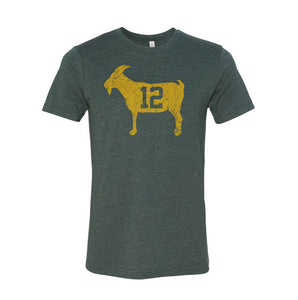 "GOAT 12" Green Vintage T-shirt