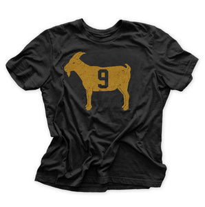 "GOAT 9" Black Vintage T-shirt