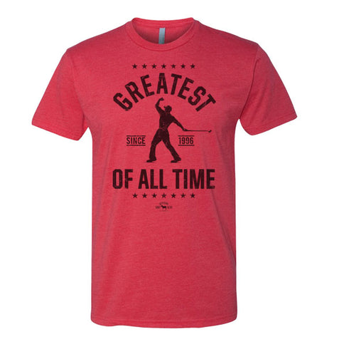 Image of "Golf Greatest" Red Vintage T-shirt