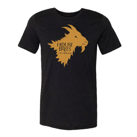Image of "House Brees" Black Vintage T-shirt