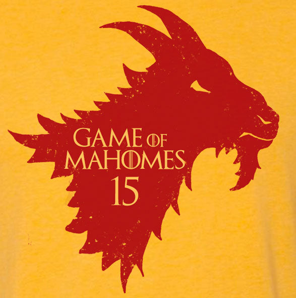 "Game of Mahomes" Red Vintage T-shirt