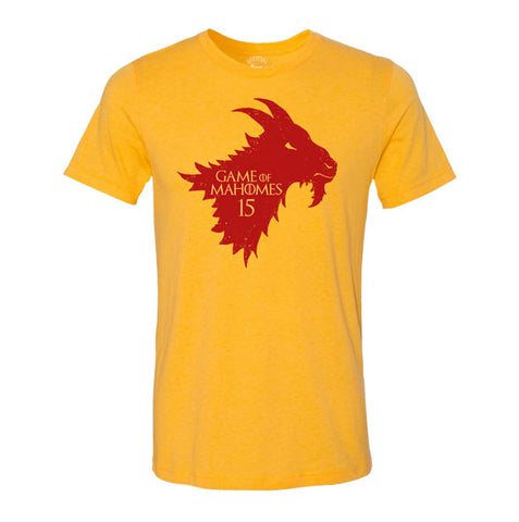 Image of "Game of Mahomes" Red Vintage T-shirt