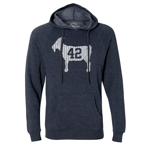 Image of "GOAT 42" Blue Vintage Hoodie