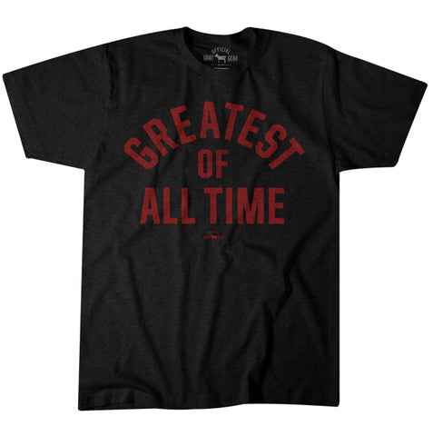 Image of "Greatest Of All Time" Black/Red T-shirt