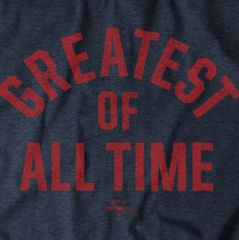 Image of "Greatest Of All Time" Blue/Red T-shirt