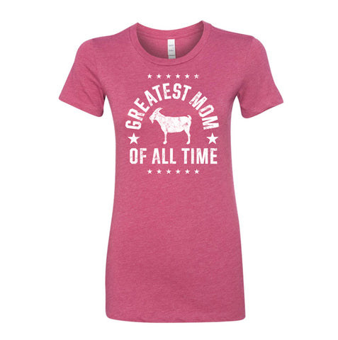 Image of "Greatest Mom" Pink Women's T-shirt