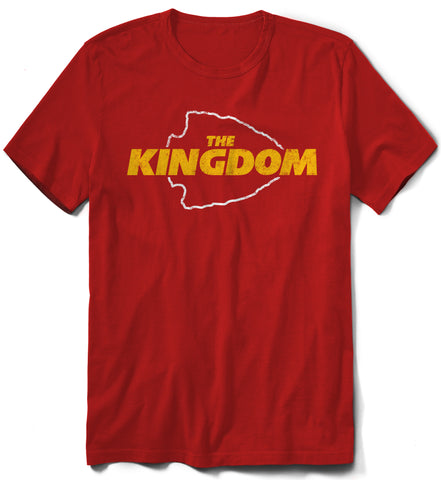Image of "The Kingdom" Red Vintage T-shirt