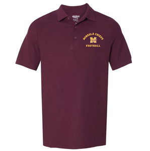 Mineola Chiefs Football - Maroon - Golf Shirt