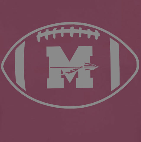 Image of Mineola Chiefs Football - Maroon/Camo - Youth Performance Tshirt