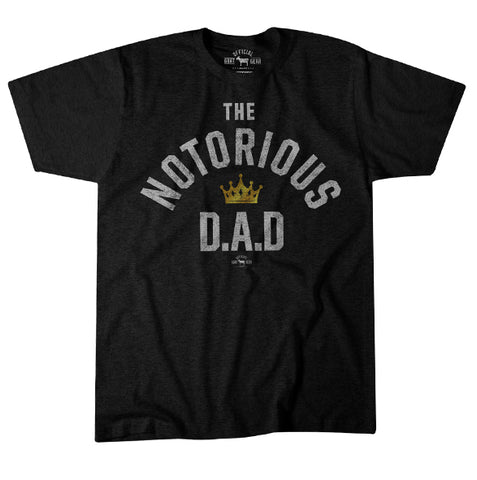 Image of "Notorious DAD" Black Vintage T-shirt