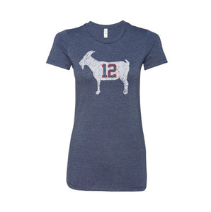 "GOAT 12" Blue Women's Vintage T-shirt
