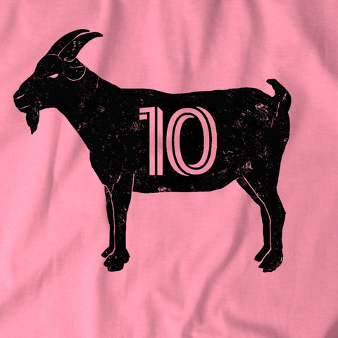 "GOAT 10" Miami T-shirt - Pink
