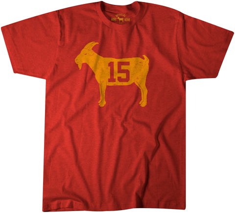 Image of "GOAT 15" Red Vintage T-shirt