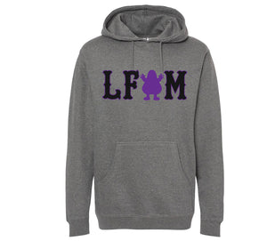 "Let's Go Grimace" Gray Hoodie