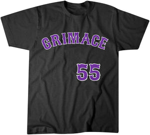 "Grimace Jersey" Black T-shirt