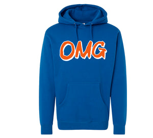 "OMG" Blue Hoodie