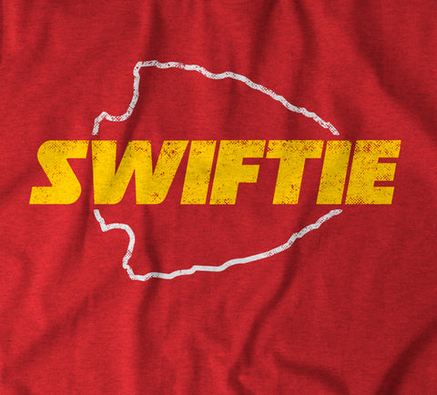 Image of "Swiftie" Red Vintage Hoodie