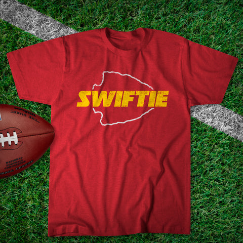 Image of "Swiftie" Red Vintage T-shirt