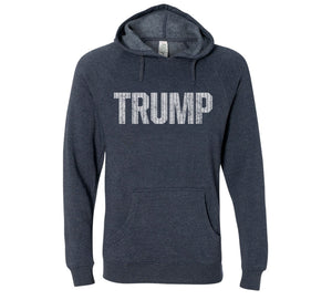 "Trump" Vintage Pinstripe Hoodie - New York Baseball - President - USA