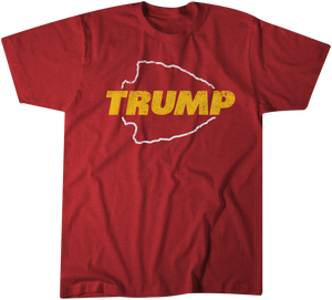 "Trump" Red Vintage T-shirt - Kansas City - President - USA - KC Football