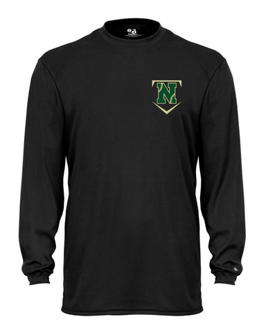 Copy of Noshoba Softball - Long Sleeve Performance Tshirt -  Black