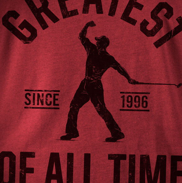 "Golf Greatest" Red Vintage T-shirt
