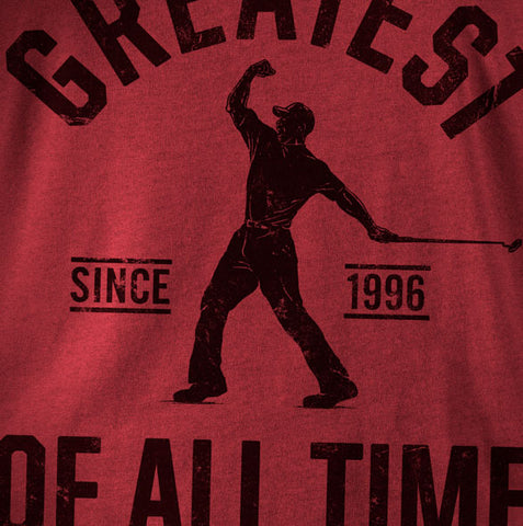 Image of "Golf Greatest" Red Vintage T-shirt